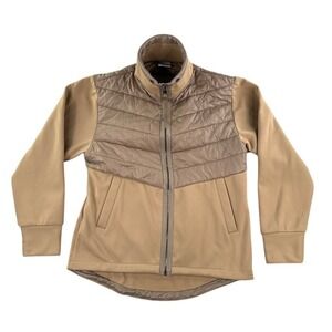 VARLEY Jacket Womens Small Desert Sand Tan Balfern Quilted Lightweight Insulated